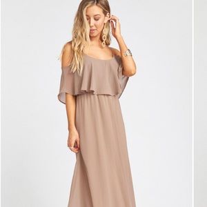 Show Me Your MuMu Caitlin Ruffle Maxi Dress